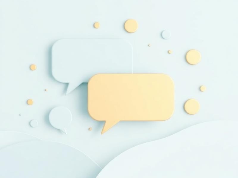 3D chat bubbles