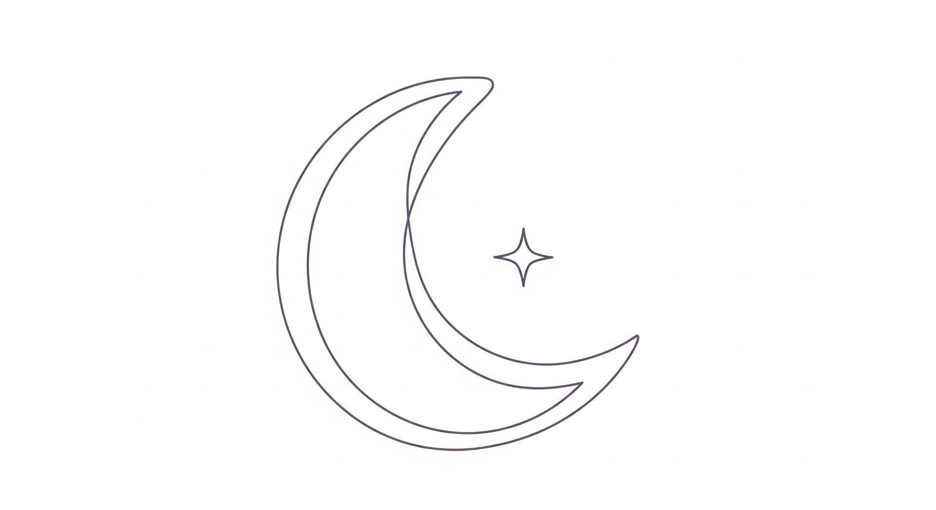 Crescent moon
